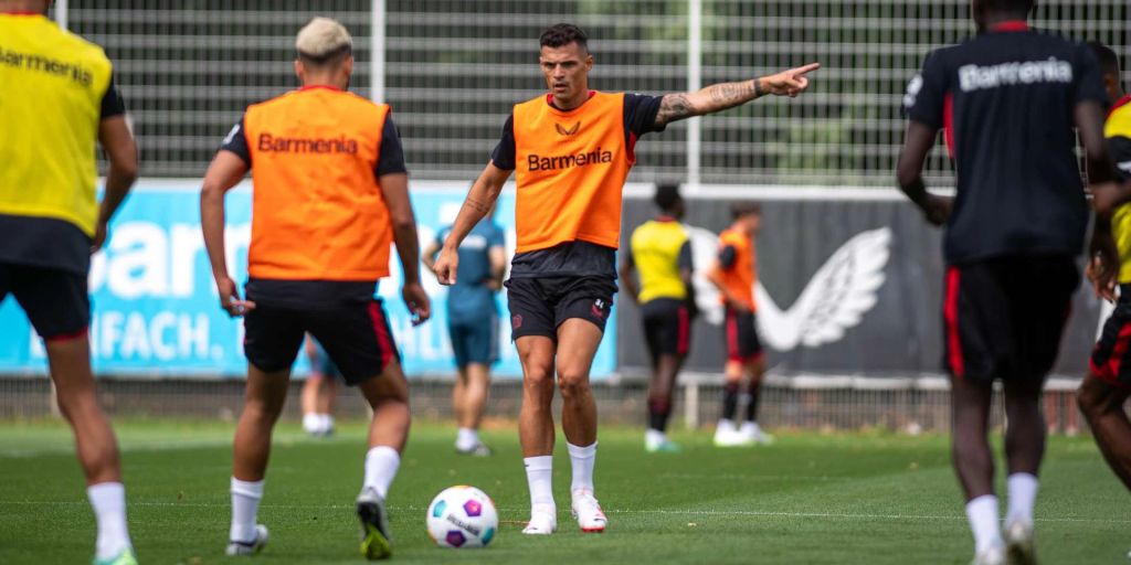 Granit Xhaka Ist Bei Bayer Leverkusen Bereits Chef Auf Dem Platz