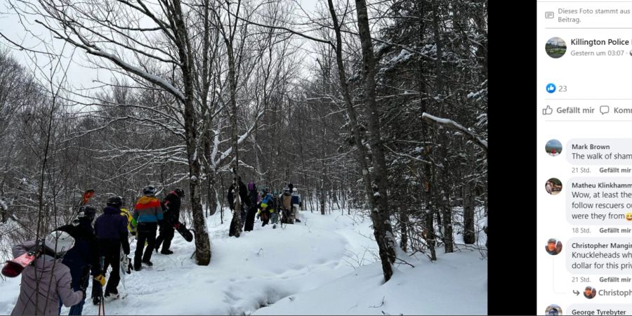 Wintersportler gerettet