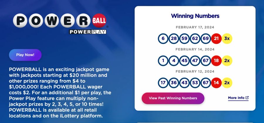 Doch die Gewinnzahlen seien irrtümlicherweise auf der Powerball Webseite veröffentlicht worden. (Archiv)