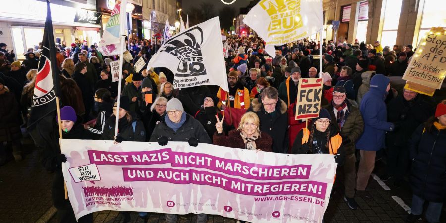 Demonstration Essen gegen Afd