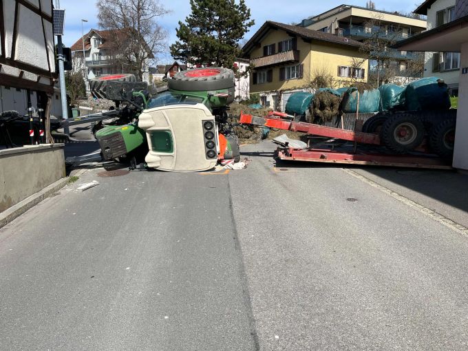 Bei dem Unfall wurde niemand verletzt. Unfall