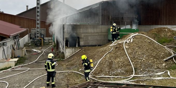 Beim Brand wurden keine Personen verletzt. Brand