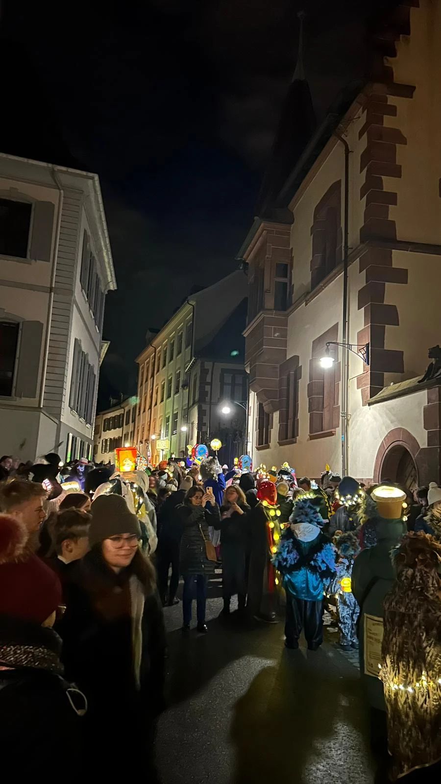 So zeigte sich die Stadt Basel kurz vor 4 Uhr.