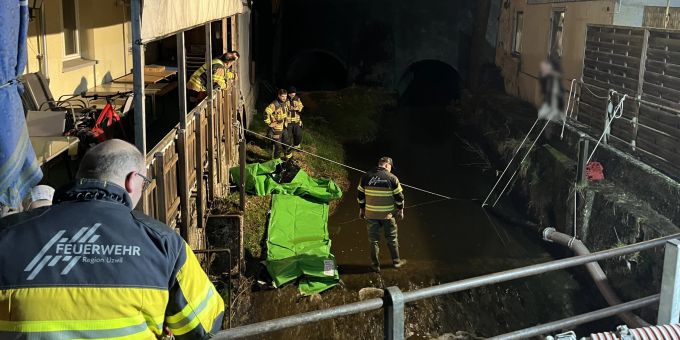 Wasserzufuhr gestoppt - Jauche gelangt in Bach in Lenggenwil SG