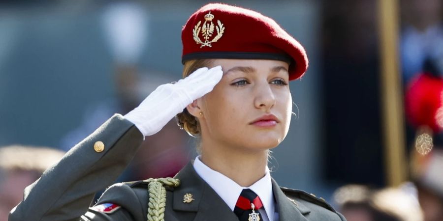 Leonor von Spanien absolviert aktuell eine Ausbildung an der renommierten Militärakademie von Saragossa. (Archivbild)