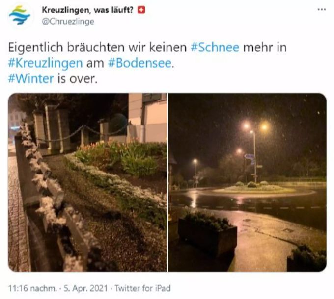 Schnee Schweiz Ulli Wetter