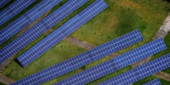 Luftbild von Solaranlagen in Gladbeck Luftbild von Solaranlagen in Gladbeck