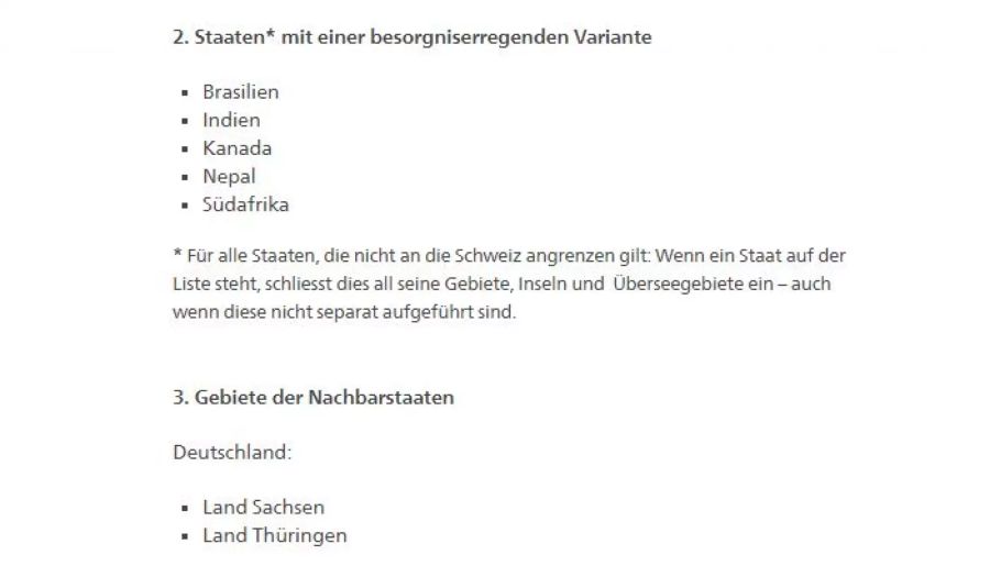 In Deutschland sind nur noch zwei Bundesländer auf der Liste.