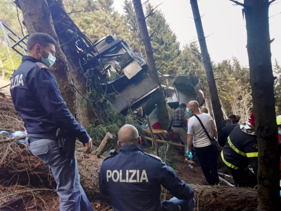 Die Ursache des Gondel-Unglücks in Stresa ist noch unklar.