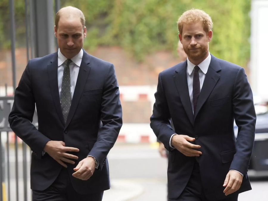 Das Verhältnis zwischen Prinzen William und Prinzen Harry ist zurzeit sehr angespannt.