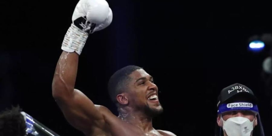 Anthony Joshua hält drei WM-Titel. Foto: Andrew Couldridge/POOL Reuters/AP/dpa