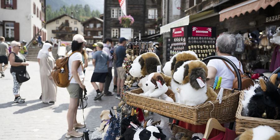 Touristen in Zermatt