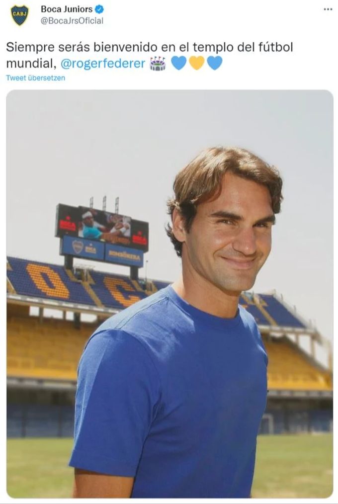 Roger Federer Boca Juniors