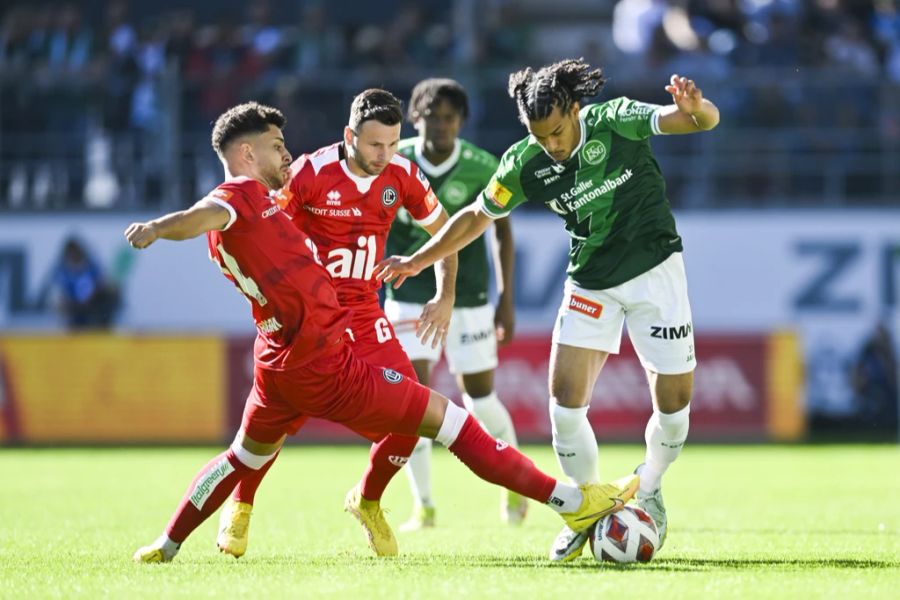 Der FC Lugano reiste mit zuletzt zwei Siegen in Serie zum FC St.Gallen. Die Espen hingegen gingen in den vergangen drei Super-League-Partien immer als Verlierer vom Platz.