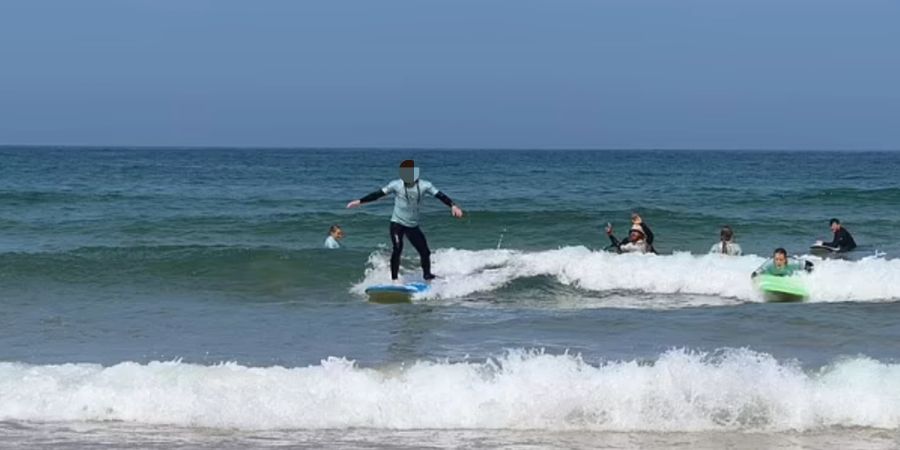 Ein Augenzeuge holte Scott Seddon nach dem Blitzschlag  sofort aus dem Wasser.