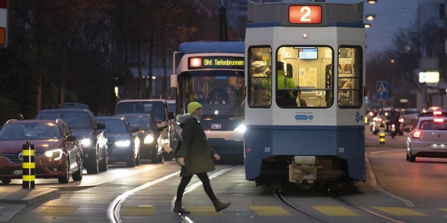 Zürich bei Nacht.