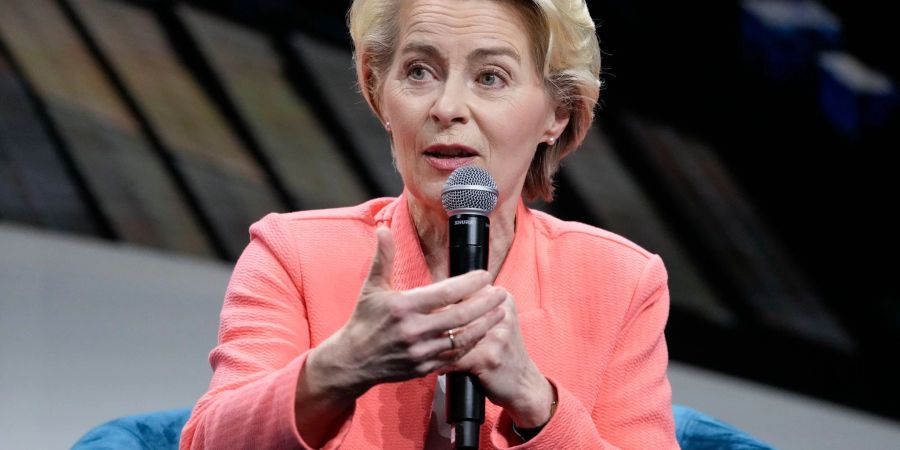 Wird von Palästinensern massiv kritisiert: Ursula von der Leyen.