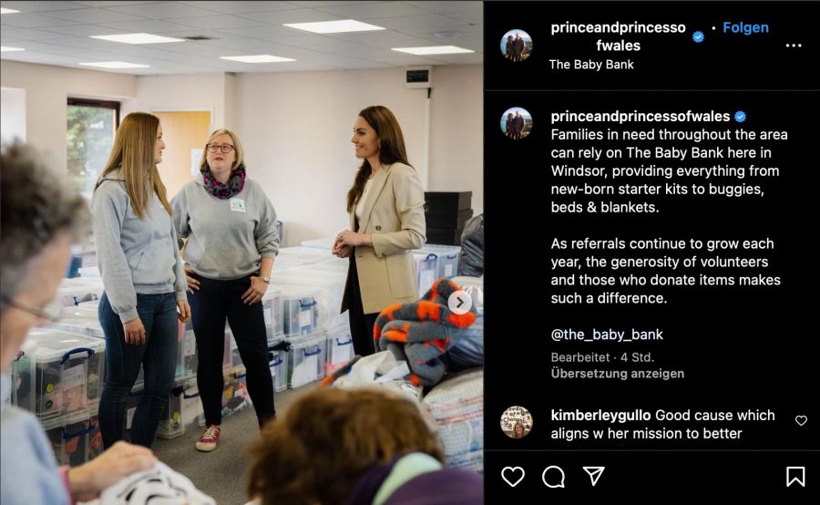 Instagram Post Kate Middleton