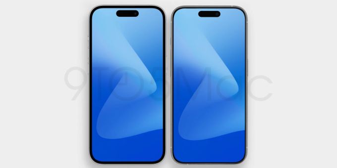 Das Display des iPhone 14 Pro verglichen mit dem iPhone 15 Pro. iPhone 15 Pro Display