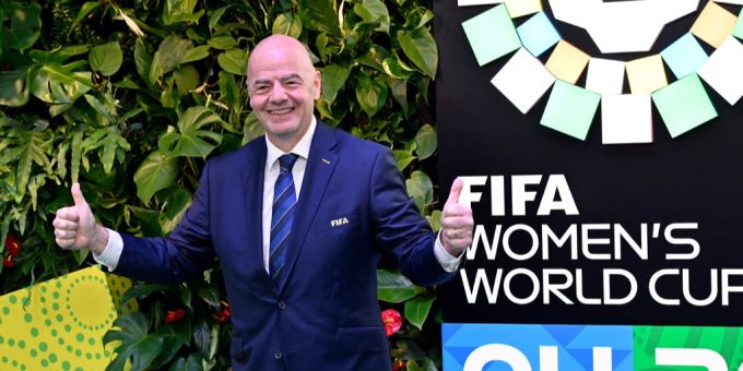 Fifa-Präsident Gianni Infantino in der neuseeländischen Hauptstadt Auckland, am 22. Oktober 2022. Fifa