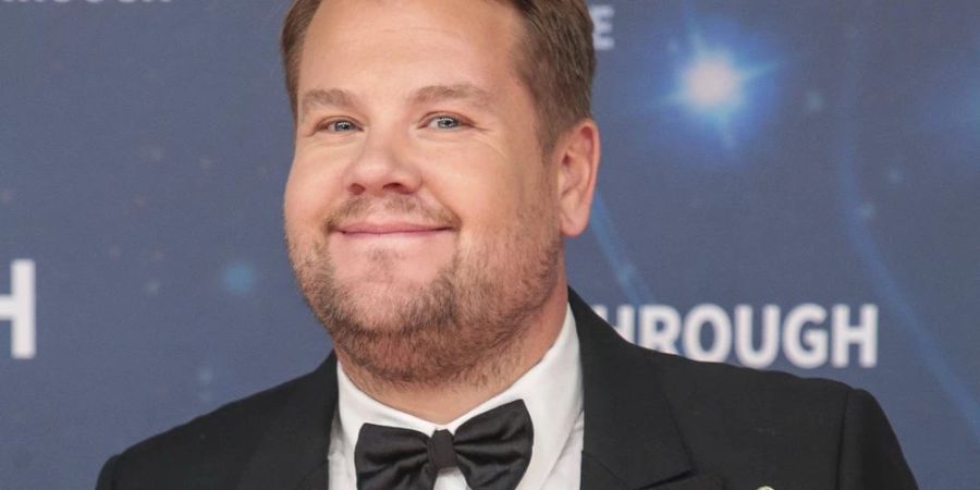 James Corden scheint in Grossbritannien bester Laune sein.