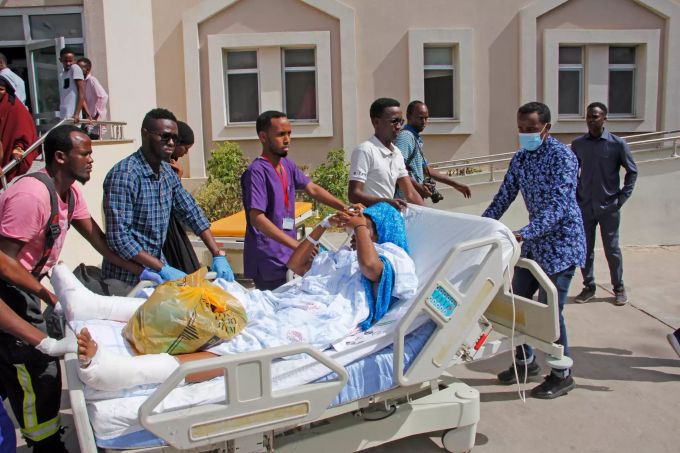 In den Spitälern Mogadischus wurden 148 Verletzte aufgenommen mogadischu anschlag