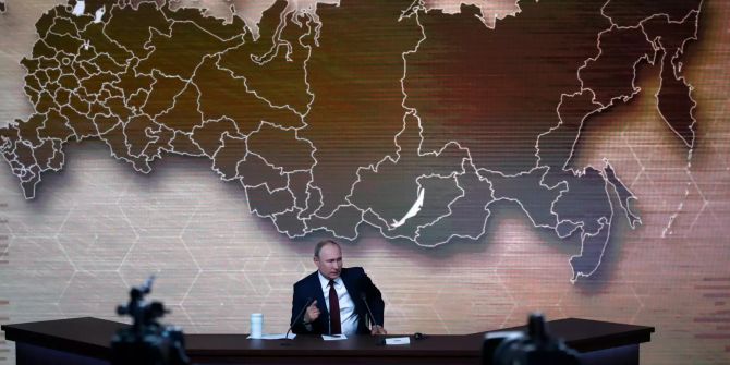 Russlands Präsident Putin Jahrespressekonferenz