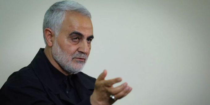 Irans Kommandeur der Al-Kuds-Brigaden, Soleimani. Soleimani