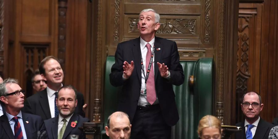 Britisches Unterhaus wählt neuen Präsidenten