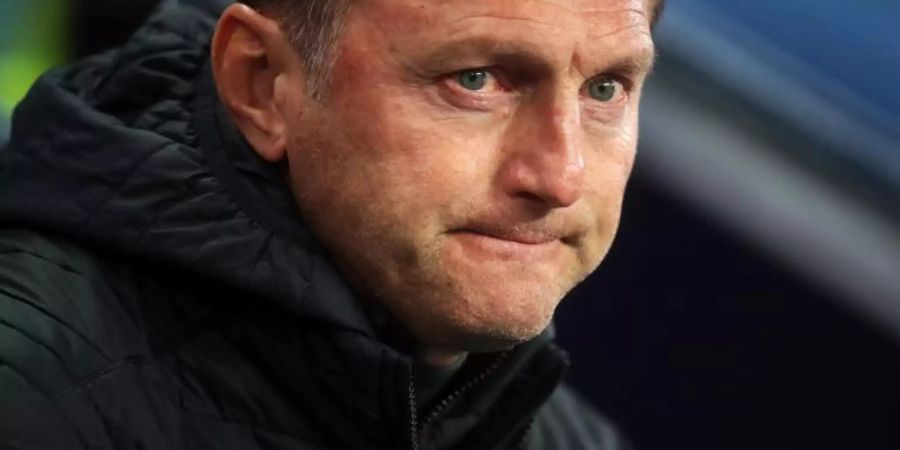 Ralph Hasenhüttl kam mit seinem Team unter die Räder. Foto: Nick Potts/PA Wire/dpa