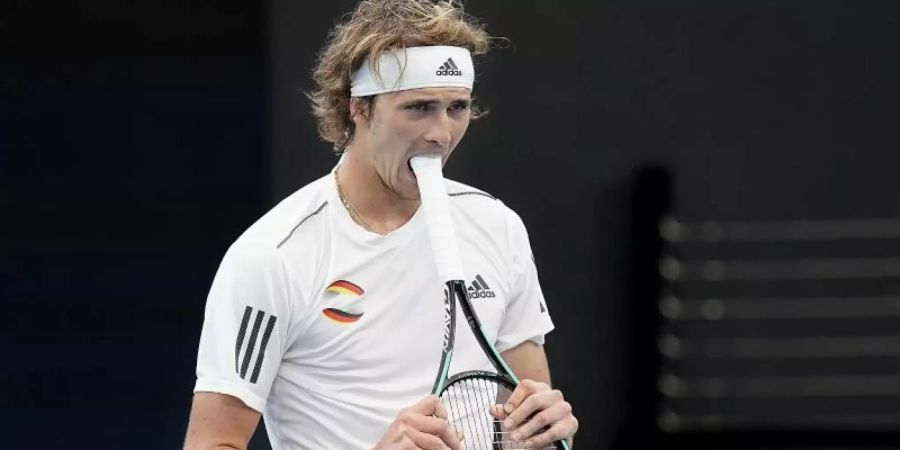 Ist auf Trainersuche: Alexander Zverev. Foto: Dave Hunt/AAP/dpa