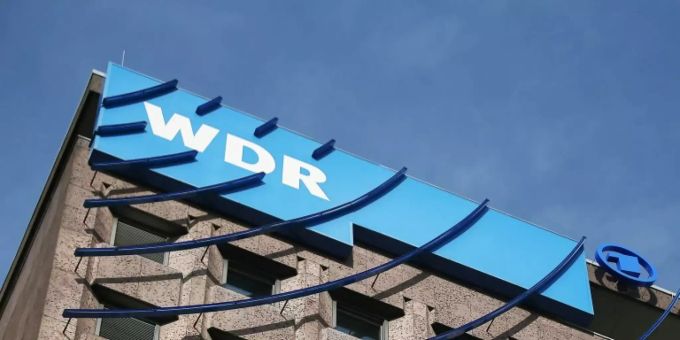 Gebäude des WDR in Köln. WDR