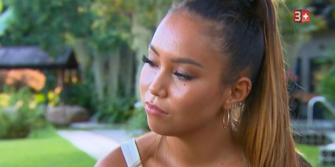 Bachelor 2019 Schweiz Kandidatin Vanessa hält mit ihrer Meinung nicht hinter dem Berg. Bachelor 2019 Schweiz Vanessa