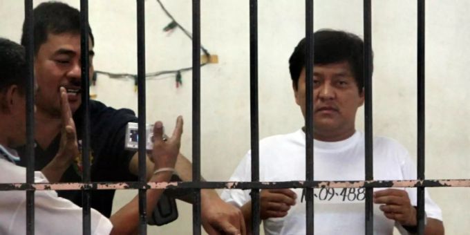 Andal Ampatuan Junior nach seiner Festnahme 2009 Andal Ampatuan