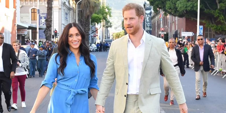 Meghan Markle und Prinz Harry in Südafrika.