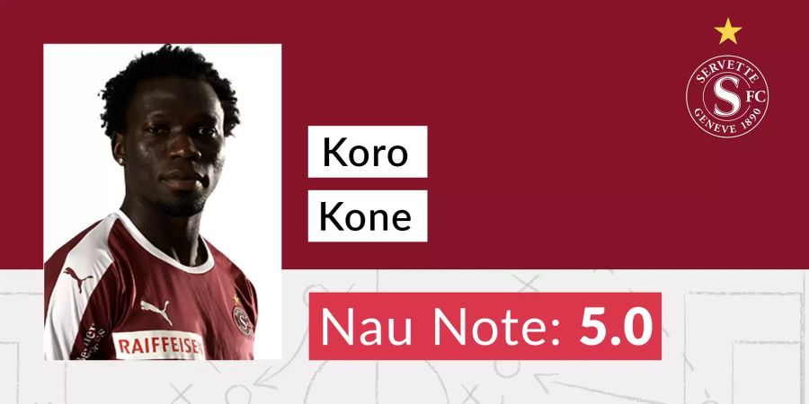 Koro Kone erhält die Nau-Note 5.0.