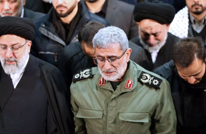 Auch Esmail Ghaani, der neu ernannte Generalleutnant, trauert um Soleimani. Esmail Ghaani