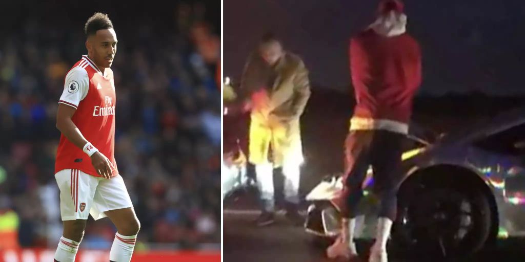 Pierre-Emerick Aubameyang crasht seinen Regenbogen-Lambo - Nau.ch
