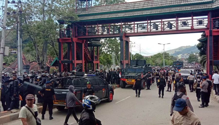 Protest Aftermath in Jayapura