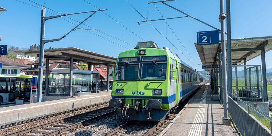 Der Bahnhof Signau.