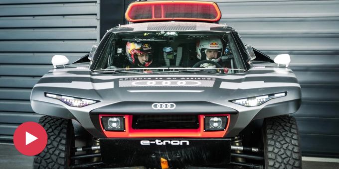 Dakar-Teilnahme? - Ski-Legende Marcel Hirscher testet Audi-Wüstenrenner