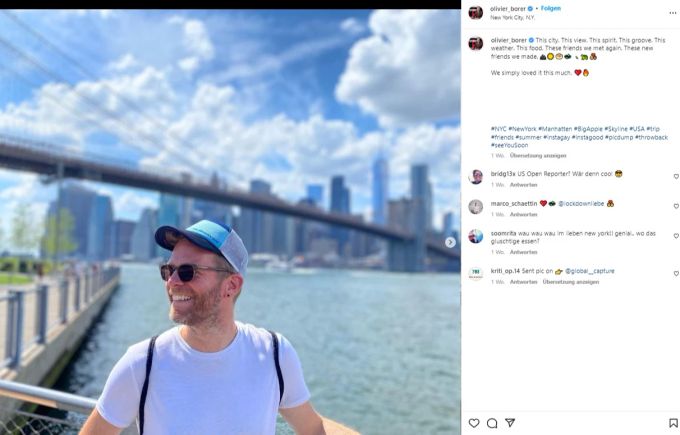 In diesem Sommer sind Olivier Borer und sein Mann in die USA gereist. Olivier Borer