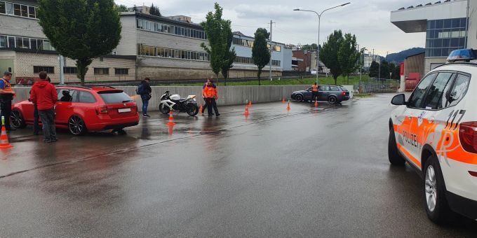 Verkehrskontrolle in Herisau Verkehrskontrolle in Herisau