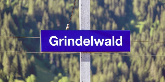 Der Bahnhof Grindelwald. Der Bahnhof Grindelwald.