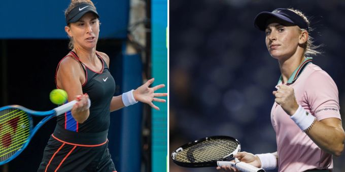 Belinda Bencic und Jil Teichmann stehen beide im Achtelfinal in Toronto. bencic teichmann