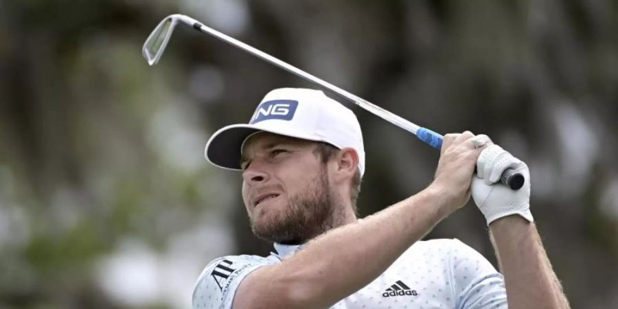 Der Engländer Tyrrell Hatton gewann in Abu Dhabi. Foto: Phelan M. Ebenhack/AP/dpa