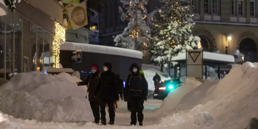 Schnee in der Schweiz