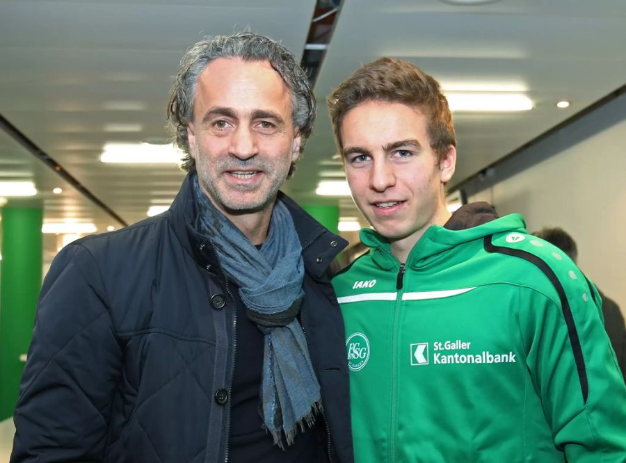 Maurizio Gaudino (l.) ist der Vater vom jetzigen YB- und ehemaligen FCSG-Kicker Gianluca Gaudino.