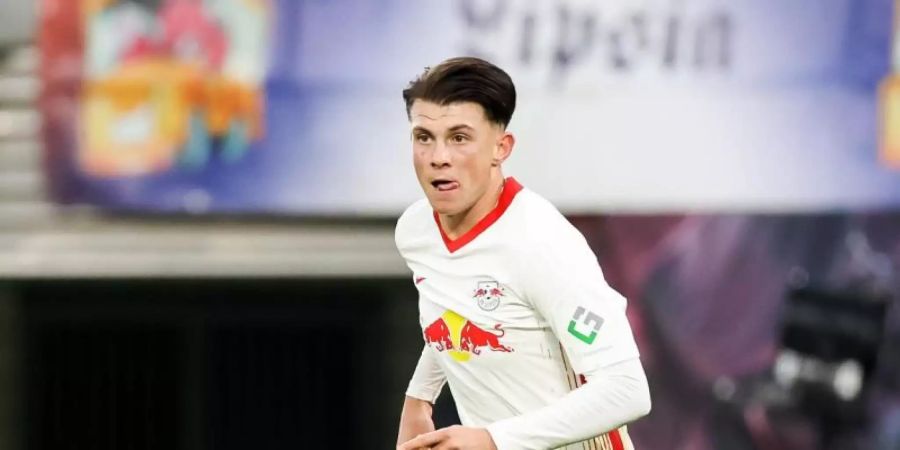 Ist positiv auf das Coronavirus getestet worden: Lazar Samardzic von RB Leipzig. Foto: Jan Woitas/dpa-Zentralbild/dpa