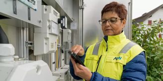 Meisterschwanden - Stromzählerableserinnen und -ableser der AEW sind unterwegs